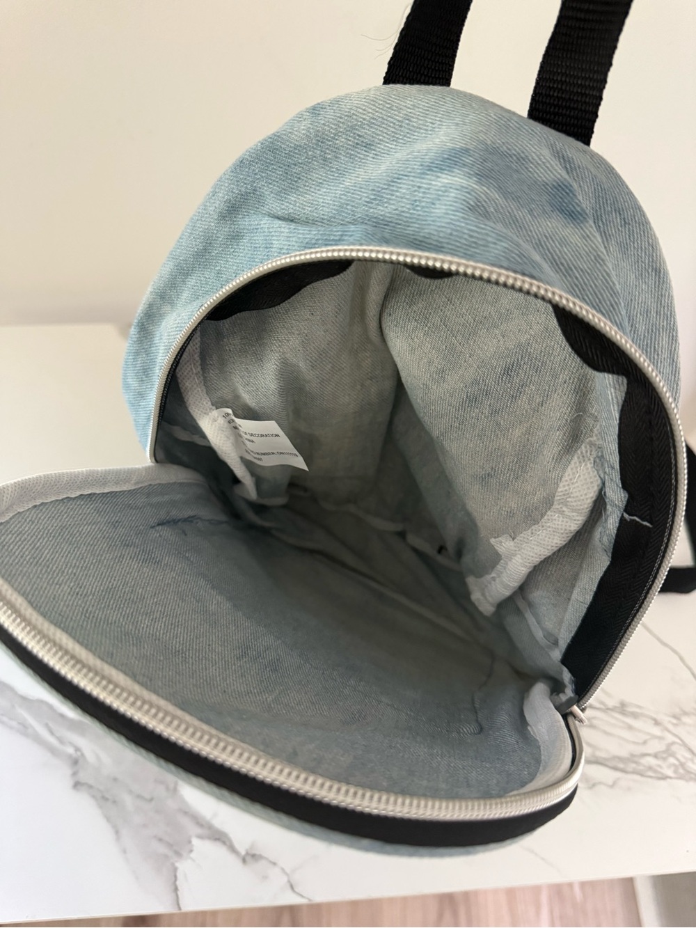 Denim Mini Backpack - Picture 3 of 3